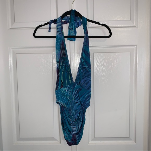 NWT JLUXLABEL Turquoise Dreams Halter & Duster Set - Picture 4 of 16
